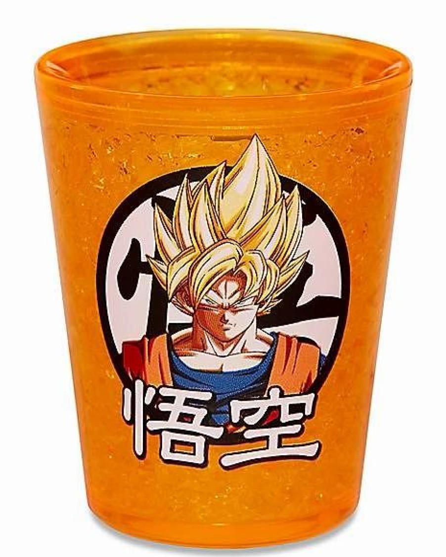 Anime * Cheap Goku Freezer Shot Glass 2 Oz. Dragon Ball Z Orange