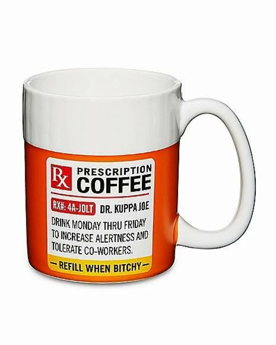 Coffee Mugs * Cheap Prescription Sticker Coffee Mug 14 Oz. Orange