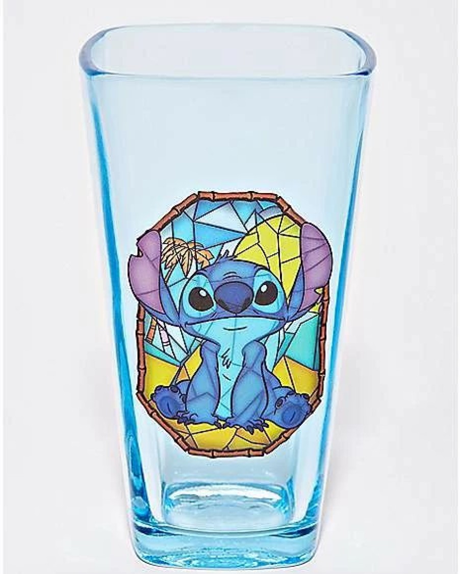 Movies * Cheap Square Stitch Pint Glass 16 Oz. Disney Multi-Color