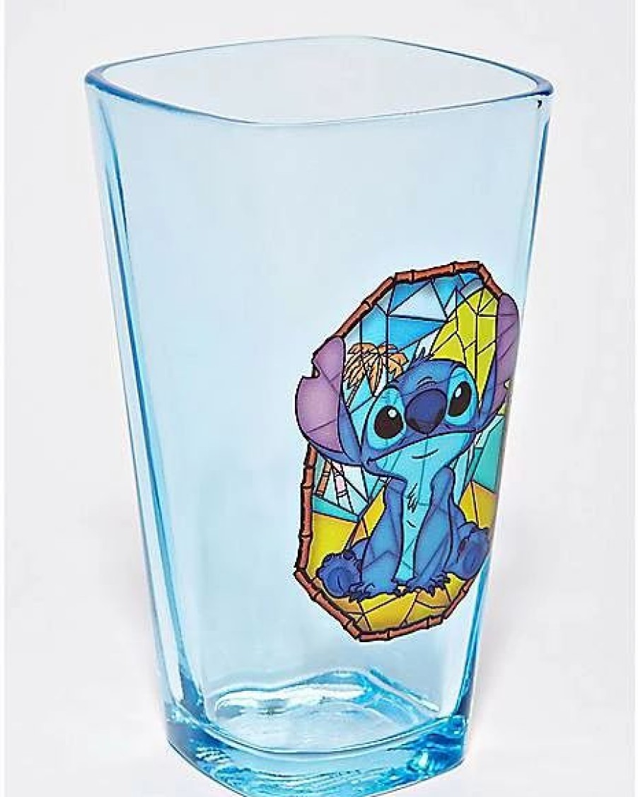 Movies * Cheap Square Stitch Pint Glass 16 Oz. Disney Multi-Color