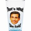 Television * Coupon That'S What She Said Michael Scott Pint Glass 16 Oz. The Office Multi-Color