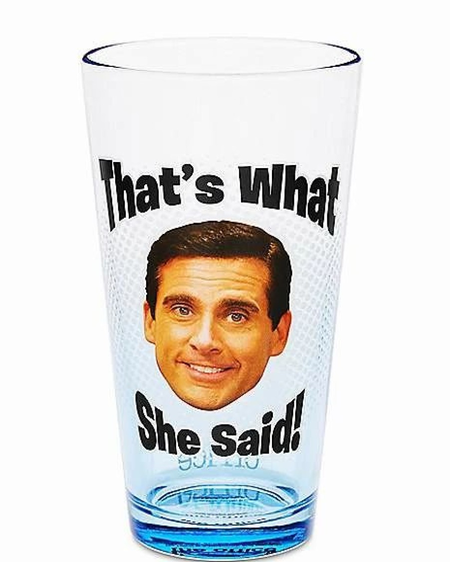 Television * Coupon That'S What She Said Michael Scott Pint Glass 16 Oz. The Office Multi-Color