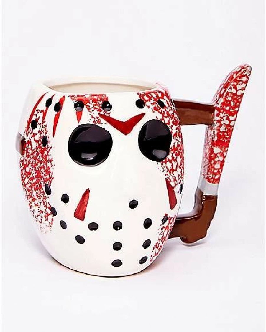 Halloween * Budget Jason Voorhees Coffee Mug 24 Oz. Multi-Color