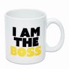 Coffee Mugs * Buy Oversized I Am The Boss Coffee Mug 22 Oz.