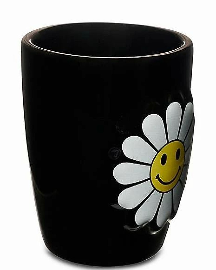 Shooters & Shot Glasses * Coupon Smiling Daisy Shot Glass 2 Oz. Black