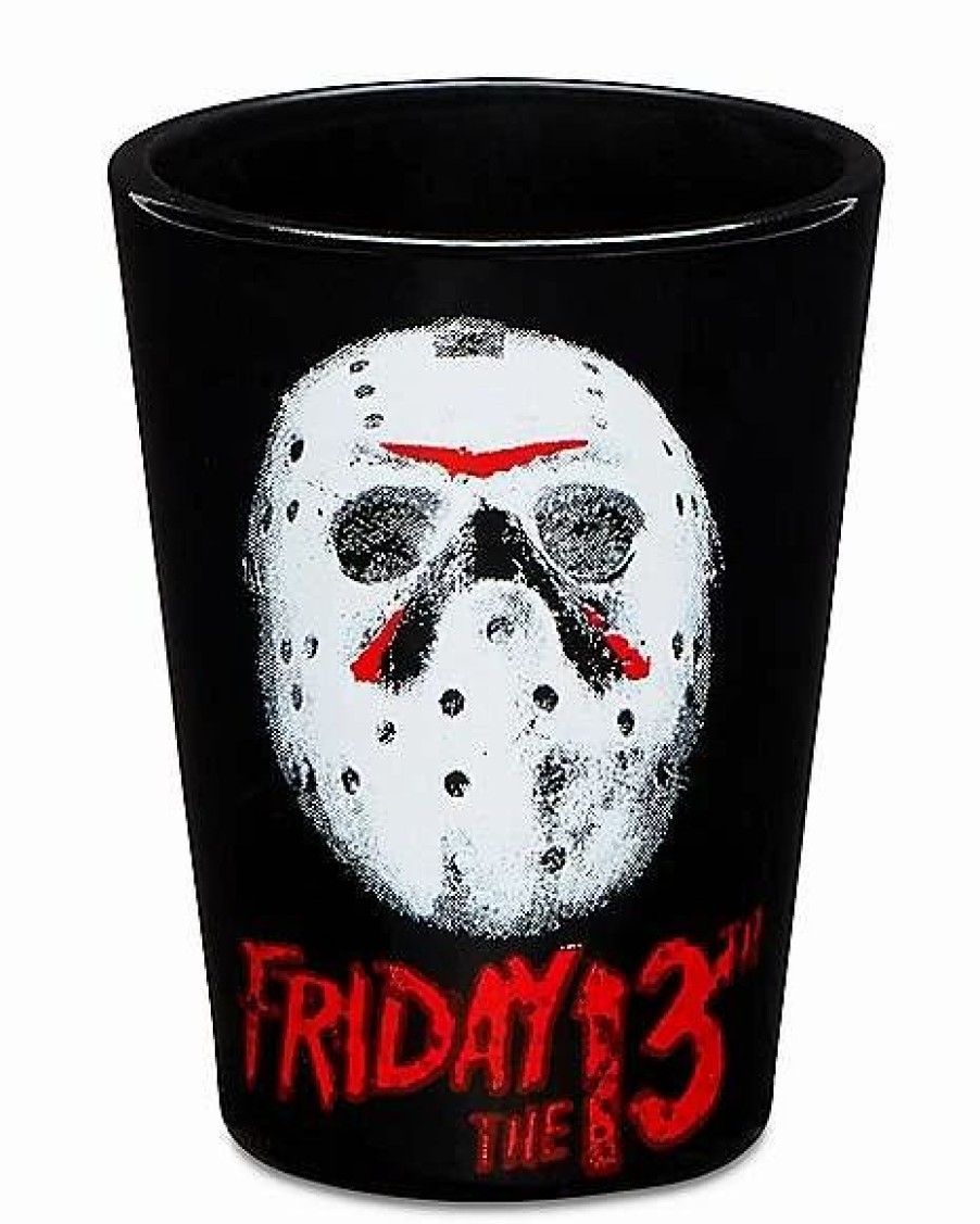 Halloween * Best Deal Jason Voorhees Shot Glass 1.5 Oz. Friday The 13Th Black