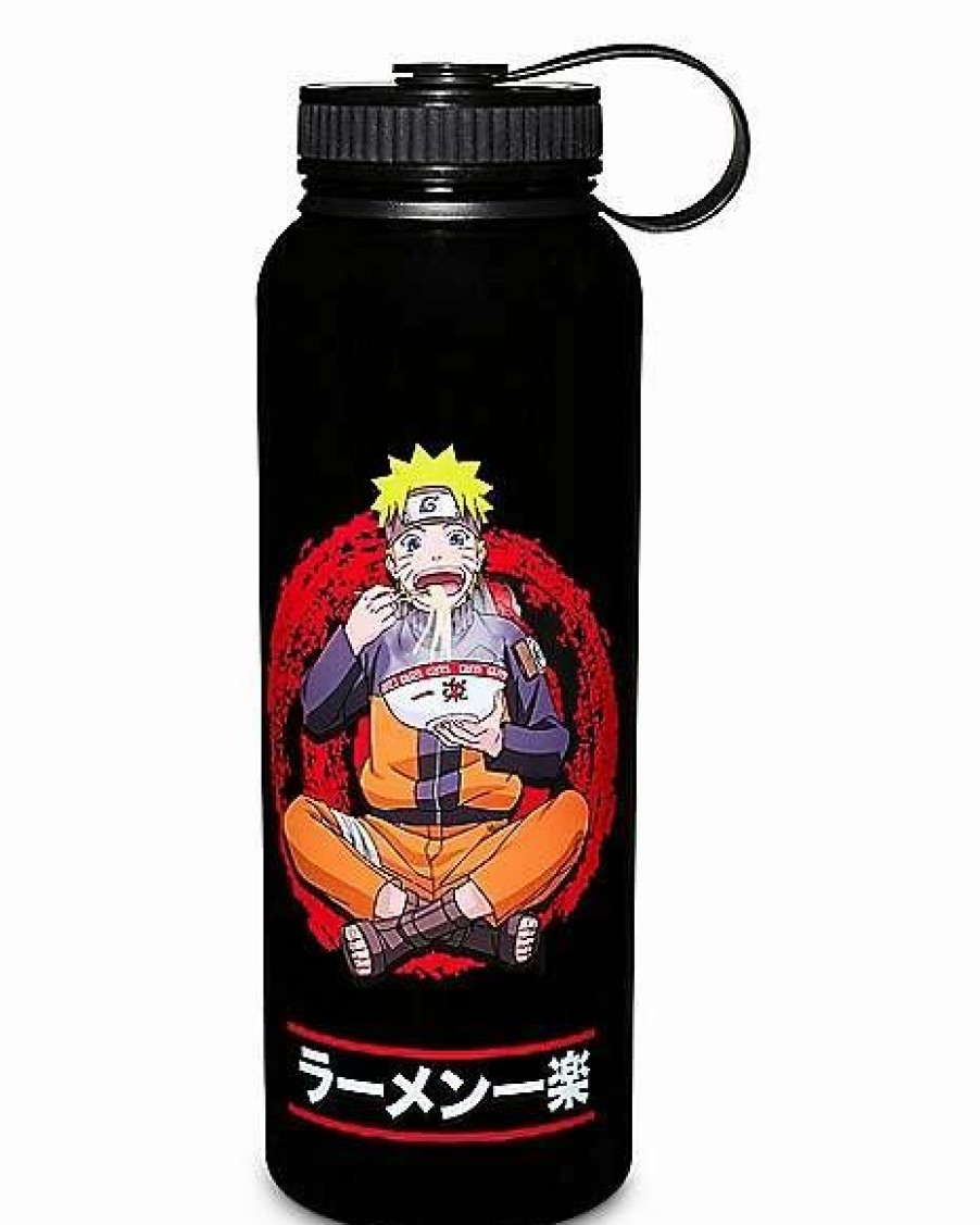 Anime * Deals Ichiraku Ramen Water Bottle 40 Oz. Naruto Black