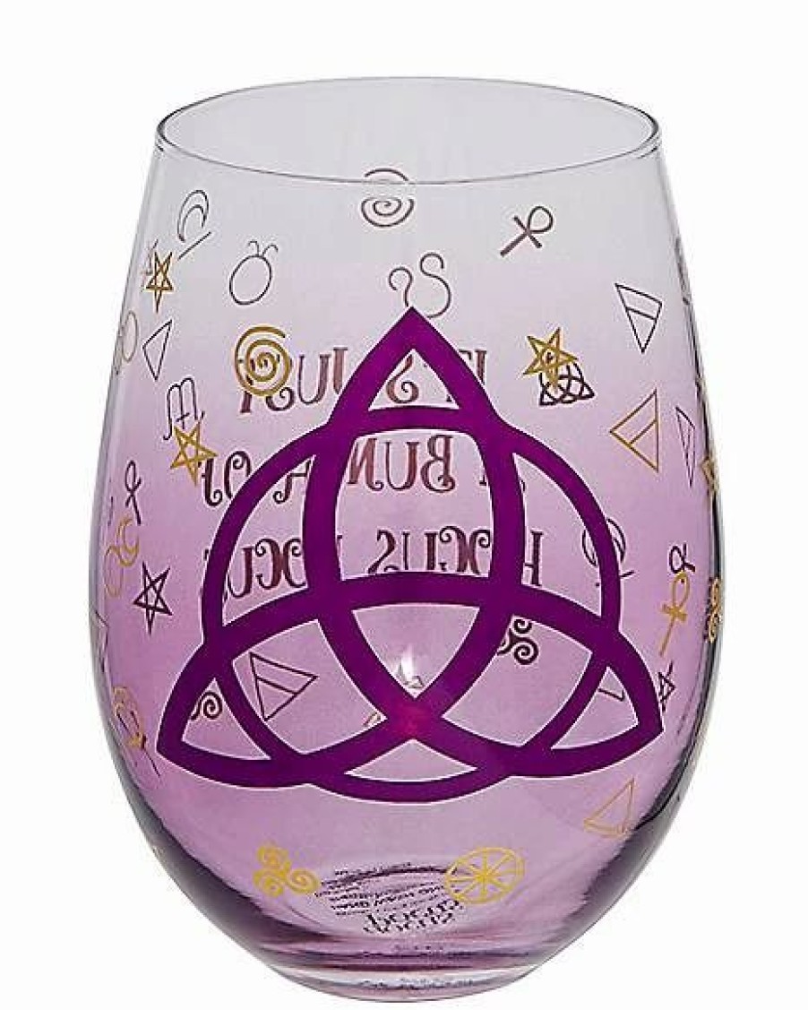 Halloween * Cheapest Hocus Pocus Trinity Stemless Glass 22 Oz.