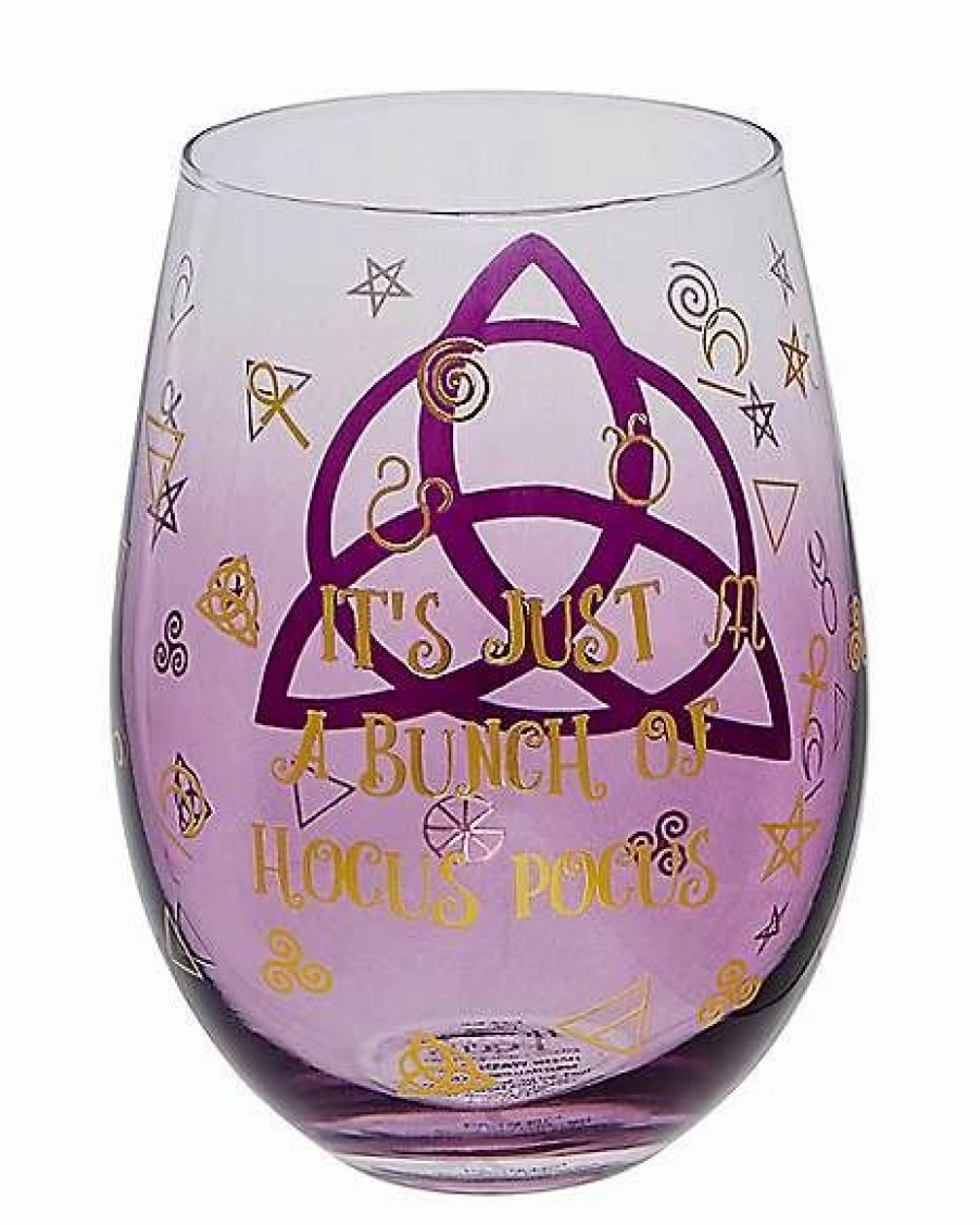 Halloween * Cheapest Hocus Pocus Trinity Stemless Glass 22 Oz.